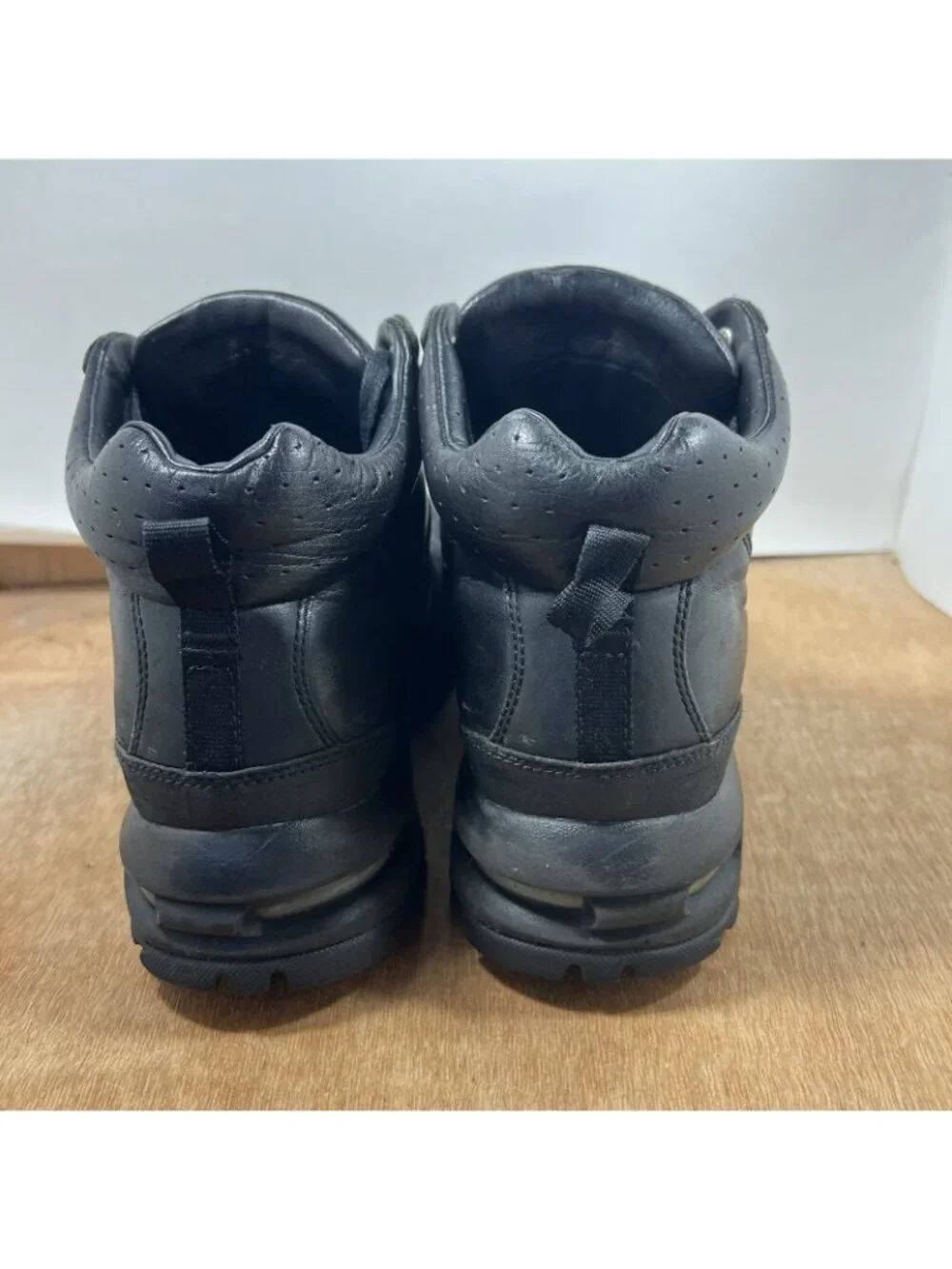 Nike Air Max Goaterra Triple Black Men Sz 11 Low Top Lace-Up Sneakers 365970-090